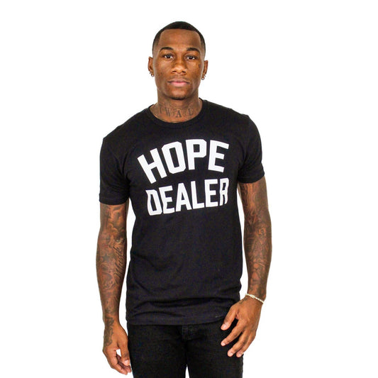 HOPE DEALER TEE (BLACK/WHITE)