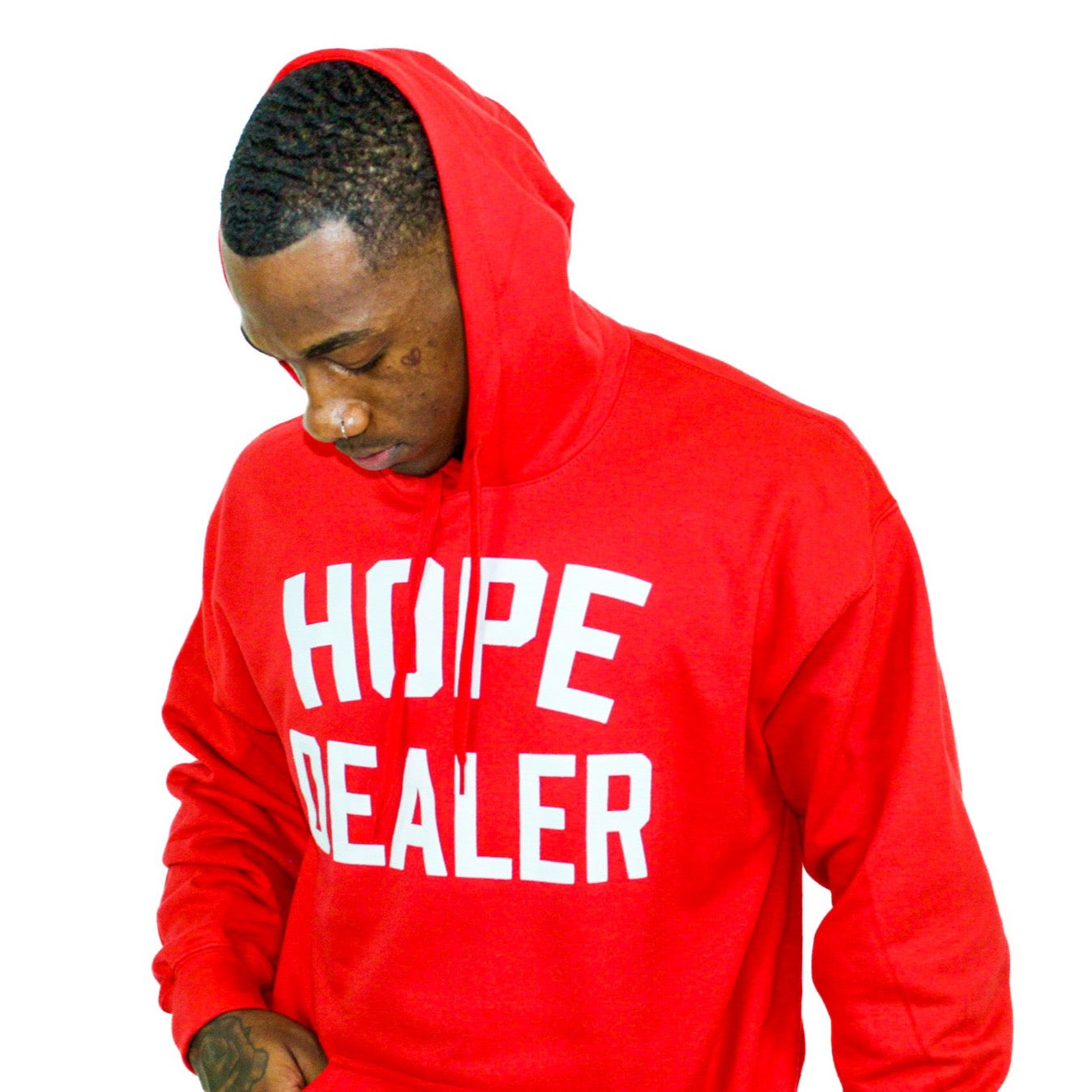 HOPE DEALER HOODIE (RED)