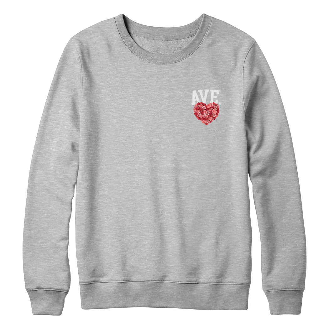 ROSES CREWNECK (HEATHER)