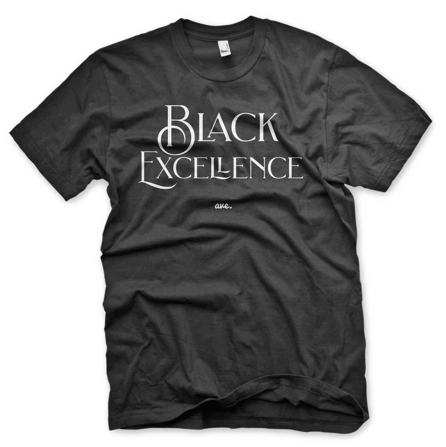 BLACK EXCELLENCE TEE (BLACK/WHITE)
