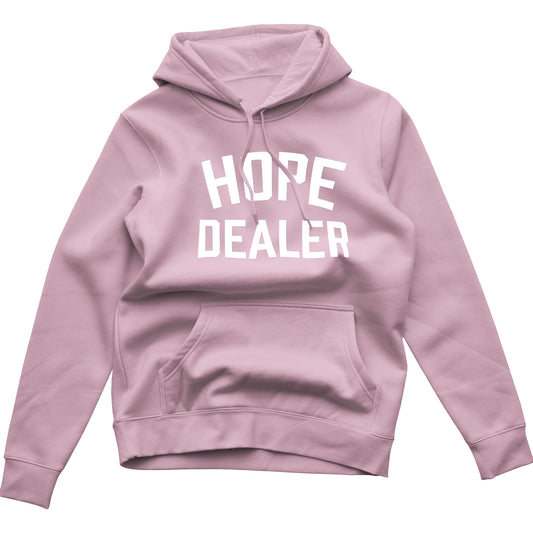 HOPE DEALER HOODIE (PINK/WHITE)