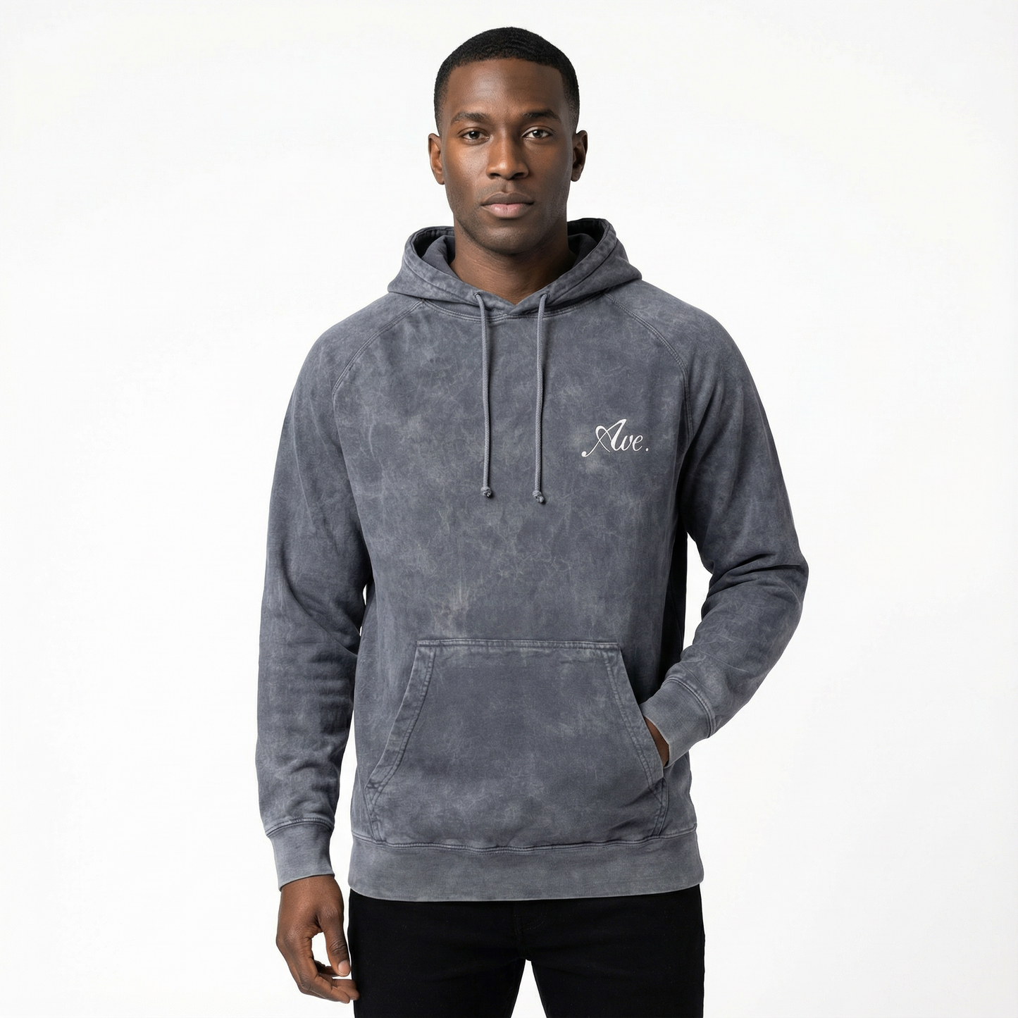 VINTAGE LUX LOGO HOODIE (CLOUD ROCK)