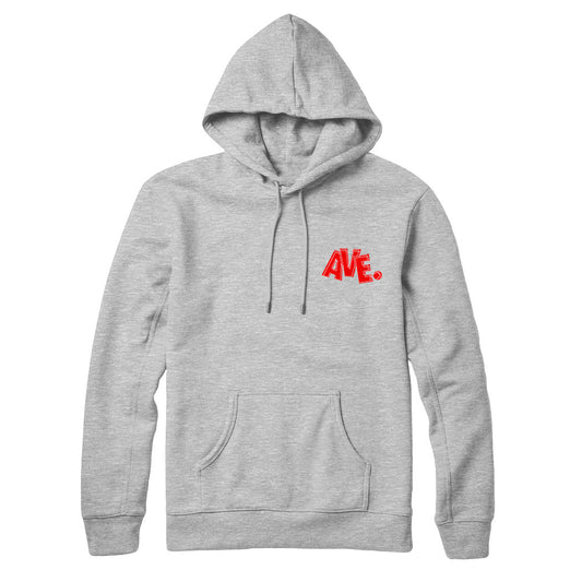 FUTURA AVE HOODIE (GREY/RED)