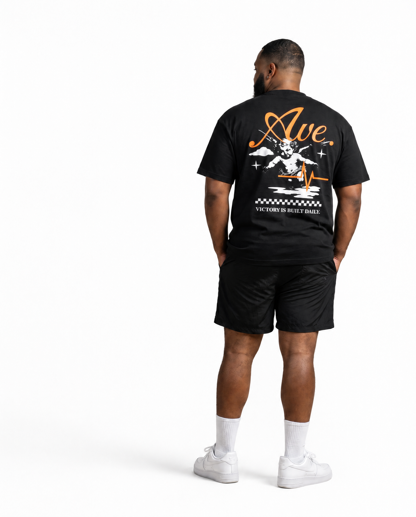 VICTORY IS BUILT DAILY TEE (BLACK)