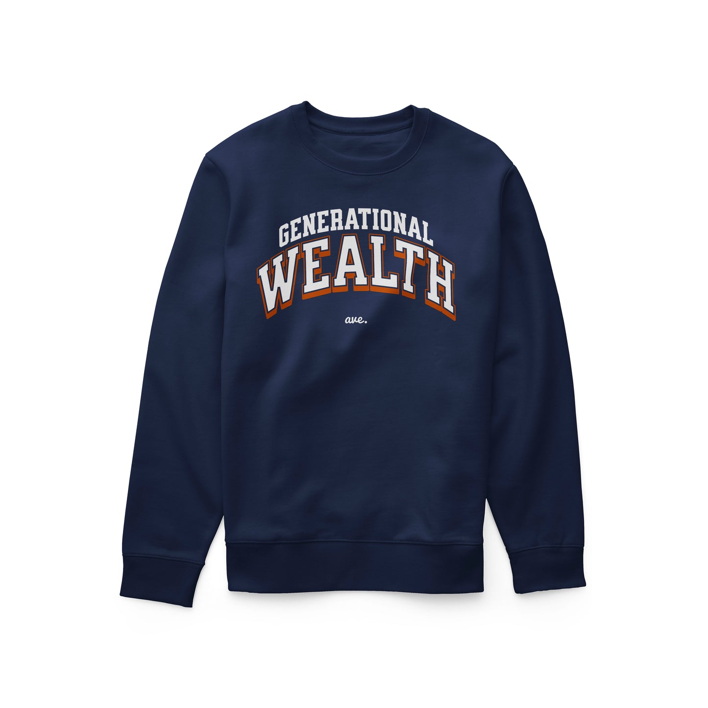 GENERATIONAL WEALTH CREWNECK (NAVY)