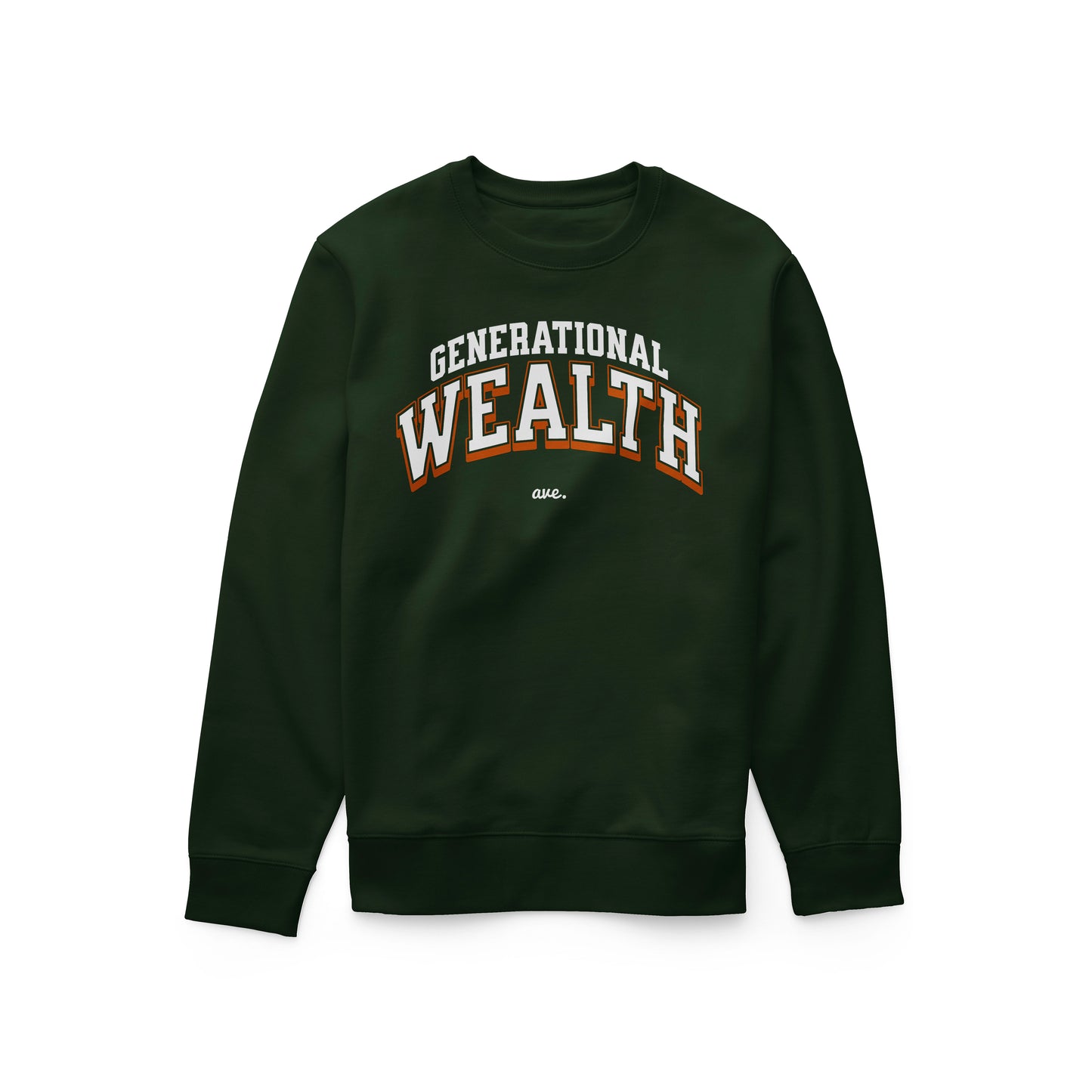 GENERATIONAL WEALTH CREWNECK (FOREST)