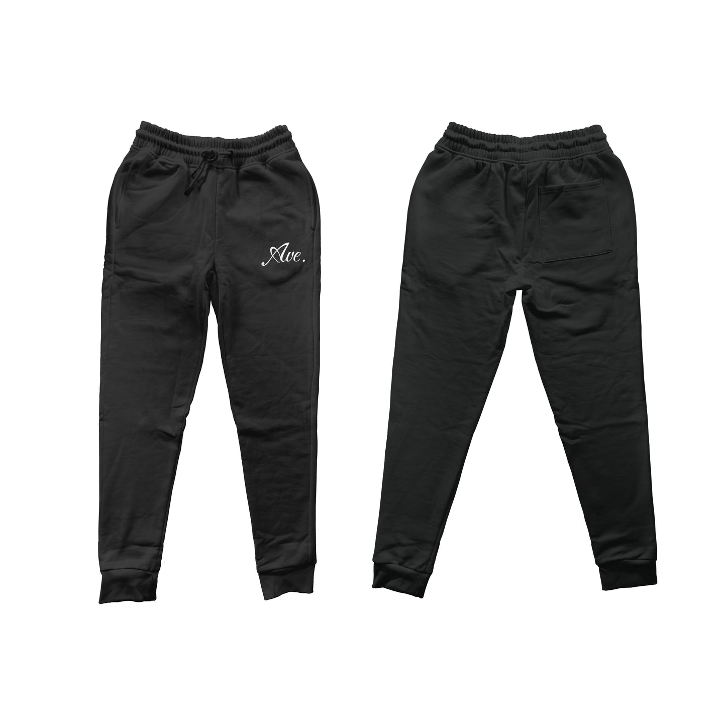 LUX LOGO JOGGERS (BLACK/WHITE)