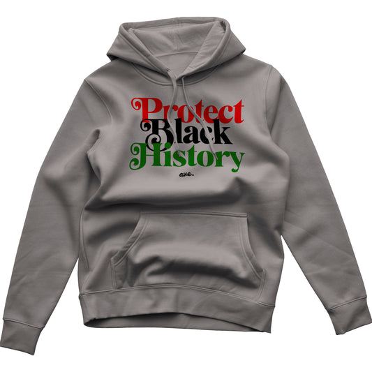 PROTECT BLACK HISTORY HOODIE (CEMENT)