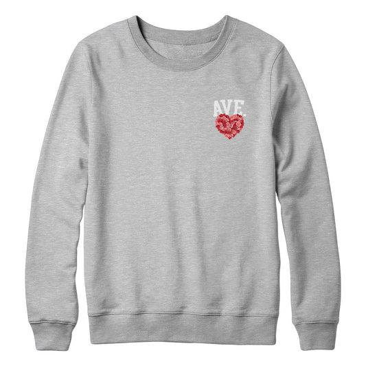 ROSES CREWNECK (HEATHER)