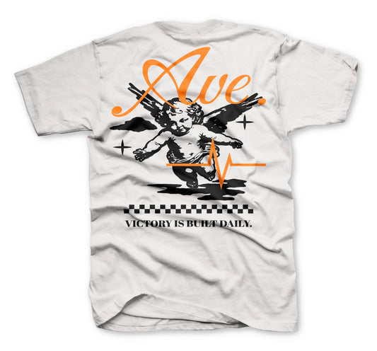 VICTORY IS BUILT DAILY TEE (WHITE)