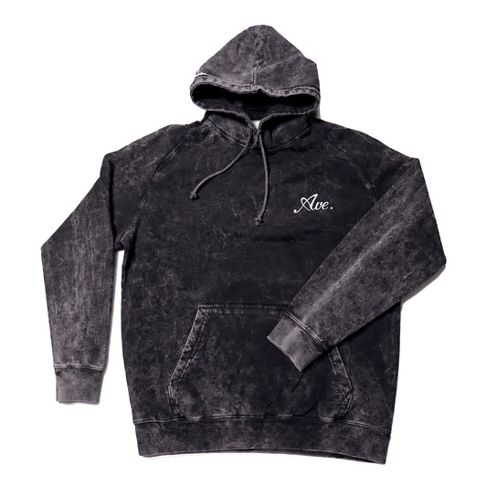 VINTAGE LUX LOGO HOODIE (CLOUD BLACK)