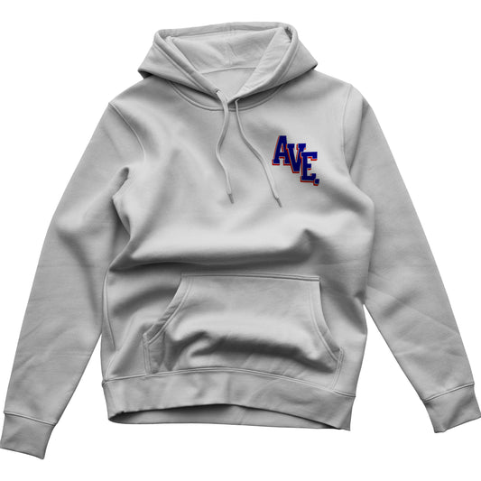 VARSITY AVE HOODIE (WHITE)