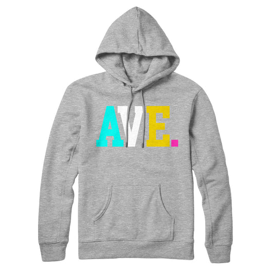 AQUA AVE HOODIE (HEATHER GREY)