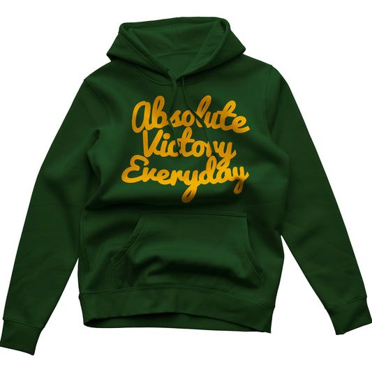 CLASSIC LOGO HOODIE (FOREST/GOLD)