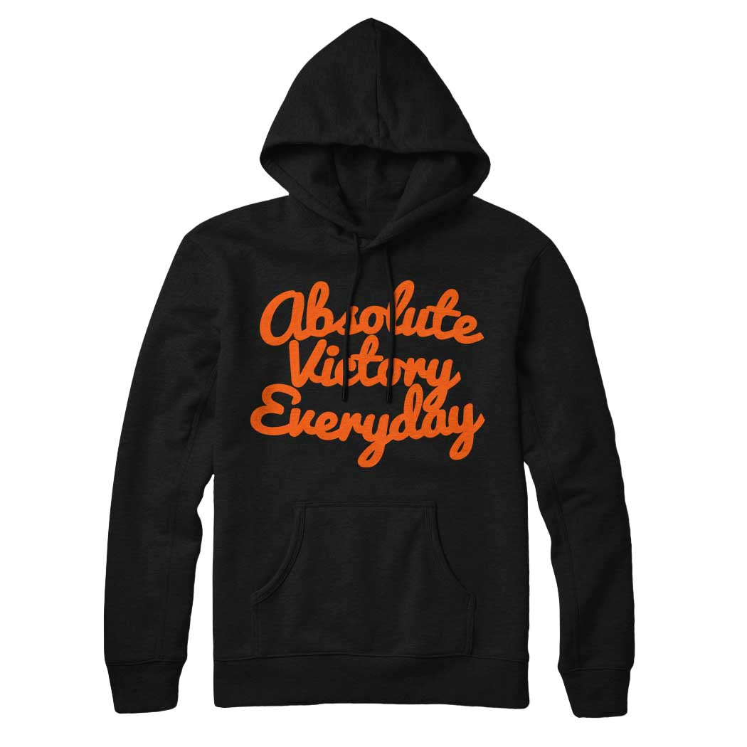 CLASSIC LOGO HOODIE (BLACK/ORANGE)