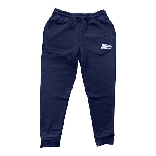 LIGHTNING BOLT AVE JOGGERS (NAVY/COLUMBIA BLUE)