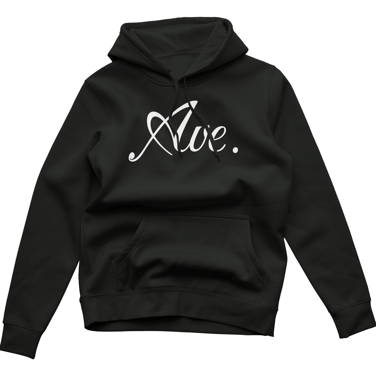 LUX LOGO HOODIE (BLACK/WHITE)