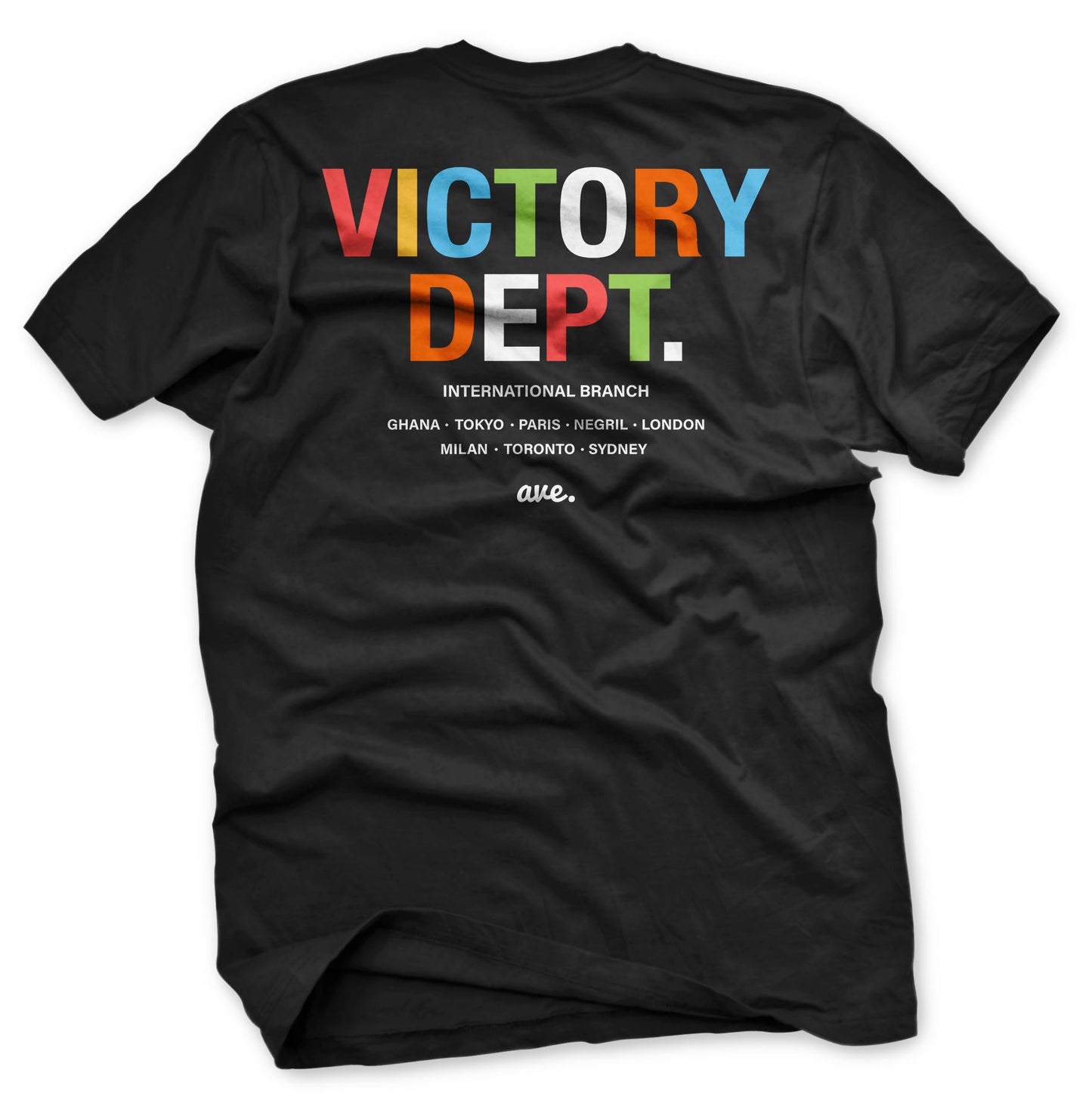 VICTORY DEPT TEE (BLACK)
